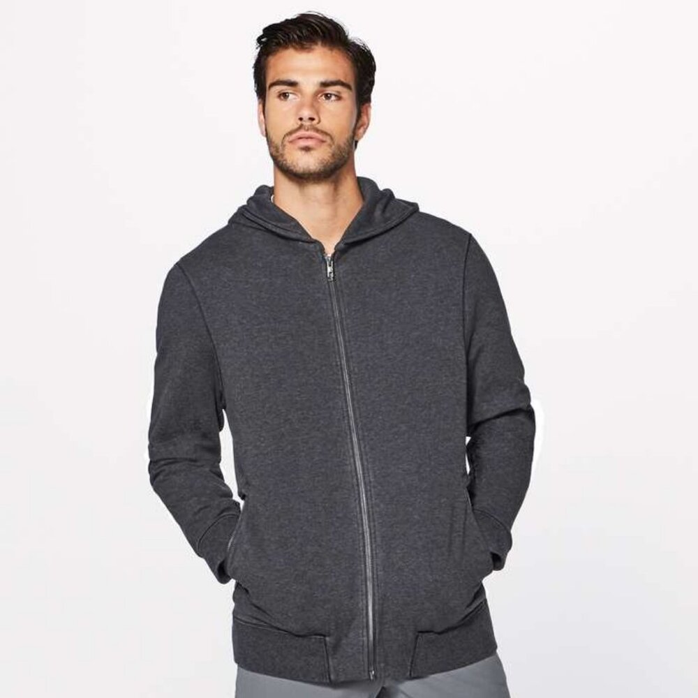 Lululemon Men's Cross Cut Hoodie - Dark Grey